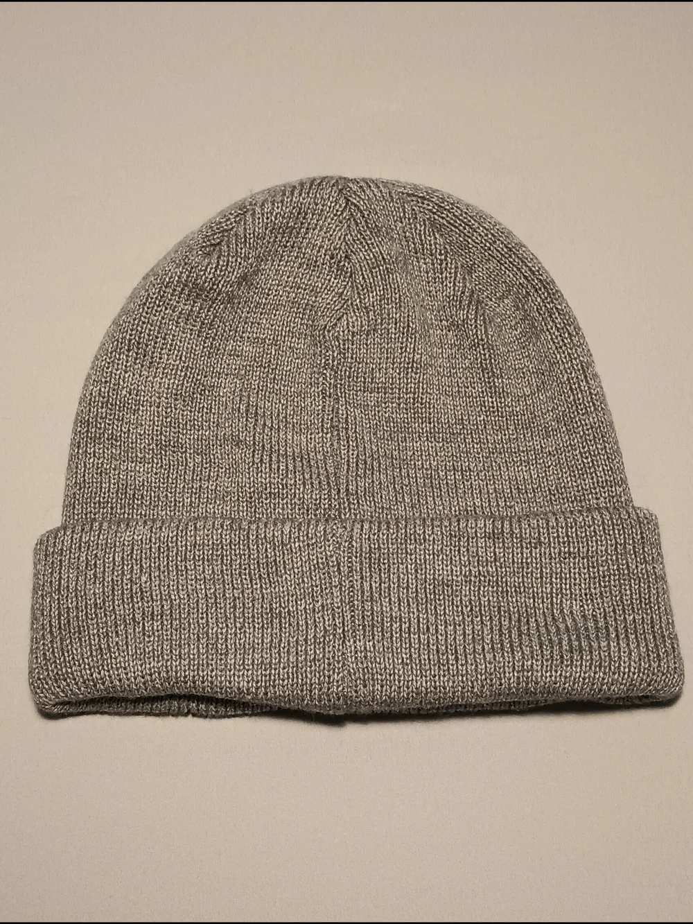 Adidas Originals Women's Trefoil Heather Gray/White Knit Beanie